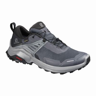 Salomon X RAISE GORE-TEX - Naisten Ulkoilukengät - TummanSininen/Mustat